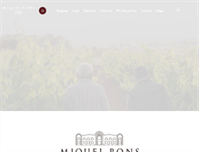 Tablet Screenshot of cavamiquelpons.com